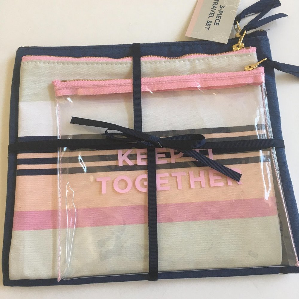 NWT- 3 Piece Travel Pouch Set